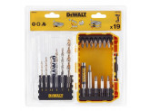 Набор сверл и бит (19 шт.) по бетону/кирпичу/камню Extreme DeWALT DT70712