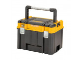 Ящик для инструмента DeWALT TSTAK 2.0 IP54 DWST83343-1, с верхним отделением для хранения принадлежностей