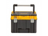 Ящик для инструмента DeWALT TSTAK 2.0 IP54 DWST83343-1, с верхним отделением для хранения принадлежностей