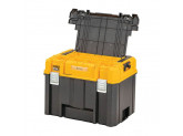 Ящик для инструмента DeWALT TSTAK 2.0 IP54 DWST83343-1, с верхним отделением для хранения принадлежностей