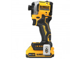 Аккумуляторный импульсный шуруповерт DeWALT, 18 В, 206 Нм, 3800 уд/мин, 3250 об/мин, с 2 АКБ 2 АЧ и ЗУ, в кейсе TSTAK, DCF850D2T