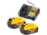 Набор аккумуляторный DeWALT DCK2026P2T, 18 В: дрель-шуруповерт DCD805 + УШМ DCG405, с 2 АКБ 5 Ач и ЗУ, в кейсе TSTAK