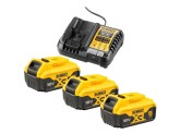 Набор аккумуляторный DEWALT DCK667P3T: дрель + пила + лобзик + рубанок + реноватор + фонарь, с 3 АКБ 5 Ач и ЗУ, в 2 кейсах TSTAK