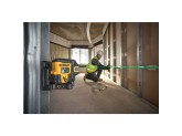 Аккумуляторный лазерный нивелир DeWALT DCLE14251GB, 10.8 В, зеленый луч 45 м, со встроенной АКБ, в чехле