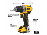Аккумуляторная безударная бесщеточная дрель-шуруповерт DeWALT DCD701D2, 10.8 (12) В