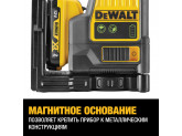 Самовыравнивающийся линейный ЗЕЛЕНЫЙ лазерный уровень DeWALT DCE0811D1G