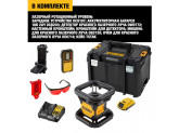 Самовыравнивающийся ротационный КРАСНЫЙ лазерный уровень DeWALT DCE074D1R, для вертикального и горизонтального применения