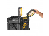 Ящик для инструментов DeWALT TOUGHSYSTEM 2.0, c прожекторами, 18 В, 4000 лм, без АКБ и ЗУ, DWST08061-1