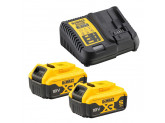 Аккумуляторный набор DEWALT DCK2532P2, 18 В: перфоратор DCH273 + шуруповерт DCF887, с 2 АКБ 5 Ач и ЗУ, в кейсе TSTAK
