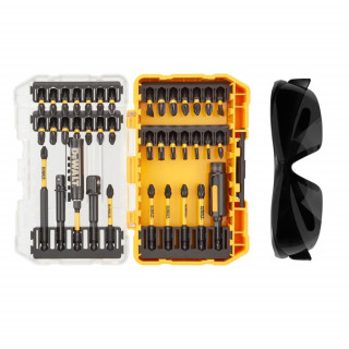 Набор ударные биты и защитные очки DeWALT FLEXTORQ DT70740T-QZ, 38 шт.