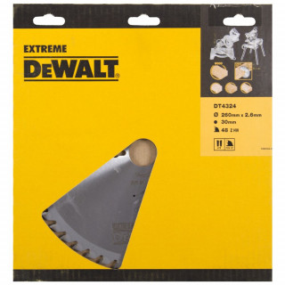 Пильный диск DeWALT EXTREME WORKSHOP DT4324, 260/30 мм.