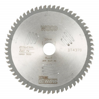 Пильный диск DeWALT EXTREME WORKSHOP DT4370, 216/30 мм.