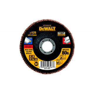 Круг лепестковый торцевой (КЛТ) 125  х22.2 мм/ зерно 80 DeWALT DT30622QZ