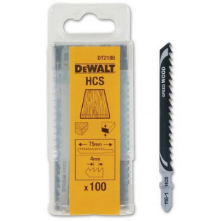 Пилка для лобзика 4/100мм DeWALT DT2186