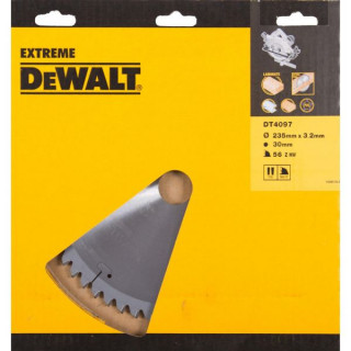 Пильный диск 235/30мм DeWALT EXTREME WORKSHOP DT4097