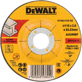 Круг отрезной 115/22.2 мм DeWALT INDUSTRIAL DT42210Z