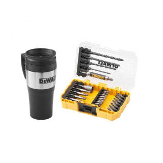 Набор бит и сверл 25 шт. + кружка DeWALT DT70707