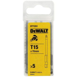 Биты DeWALT DT7291, T15 x 70 мм, 5 шт.
