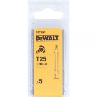 Биты DeWALT DT7293, T25 x 70 мм, 5 шт.