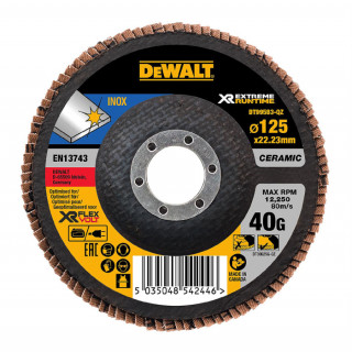 Лепестковый круг 125 х 22.2/ зерно 40 DeWALT DT99583-QZ