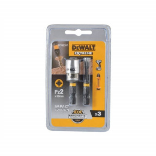 Биты DeWALT DT70535T, FLEXTORQ PZ2 50 мм, c магнитным держателем MAGNETIC SCREW LOCK
