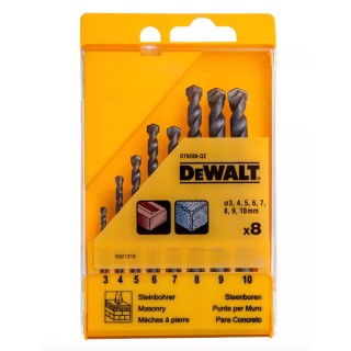 Набор сверл по кирпичу DeWALT DT9288, 3-12 мм, 8 шт.