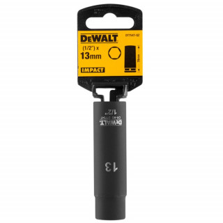 Ударная накидная головка DeWALT DT7547, длинная 13MM 1/2