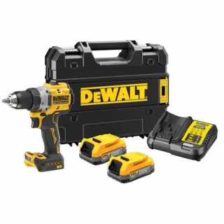 Аккумуляторная дрель DeWALT DCD800E2T, кейс, 18В, 2 АКБ 1.7 Ач, ЗУ