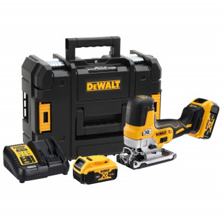 Аккумуляторный лобзик DEWALT DCS335P2, 18 В, 3200 ход/мин, 26 мм, с 2 АКБ 5 Ач и ЗУ, в кейсе TSTAK DCS335P2-QW