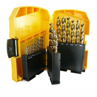 Набор сверл DeWALT EXTREME HSS-G DT7926, по металлу в пластиковом боксе 1-13 мм, 29 шт.