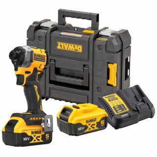 Аккумуляторный импульсный шуруповерт DeWALT DCF850P2, 18 В, 206 Нм, 3800 уд/мин, 3250 об/мин, с 2 АКБ 5 АЧ и ЗУ, в кейсе TSTAK