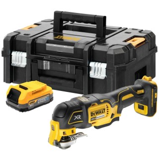 Аккумуляторный реноватор DeWALT DCS356E1T, 18 В, с АКБ 1.7 Ач, без ЗУ, в кейсе TSTAK