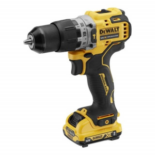 Ударная бесщеточная дрель-шуруповерт DeWALT, 250 Вт, 10.8 (12) В, 57.5 Нм, 1500 об/мин, 25500 уд/мин, DCD706D2,
