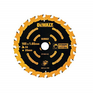 Пильный диск DeWALT EXTREME DT10624, 165/20 мм.