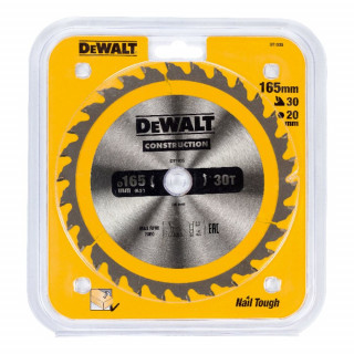 Пильный диск DeWALT CONSTRUCTION DT1935,165/20 мм.