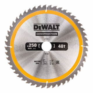 Пильный диск DeWALT CONSTRUCT DT1957, 250/30 мм.