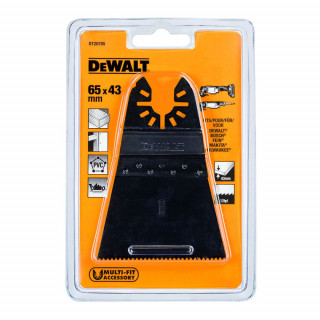 Погружное пильное полотно по дереву для многофункционального инструмента DeWALT DT20705, 43 x 65 мм
