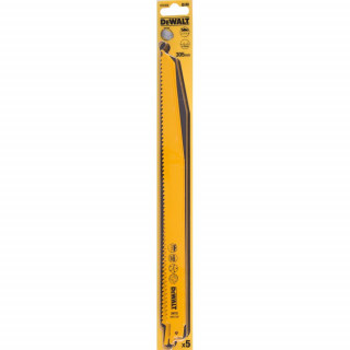 Полотно DeWALT DT2350, по дереву для сабельных пил биметаллическое, BiM, 305 x 4.2 мм, S1411DF, 5 шт.