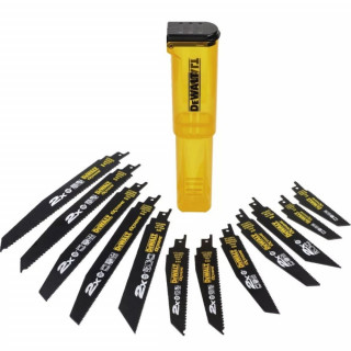 Набор полотен для сабельных пил DeWALT DT2441L, EXTREME 2 в 1 по металлу и дереву, 12 шт.