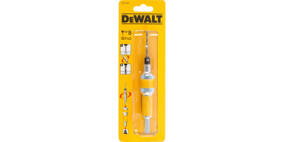 Быстросменный узел DeWALT DT7601, хвостовик, бита Pz2, пилотное сверло с зенкером для шурупов толщиной 4 мм, Flip&Drive