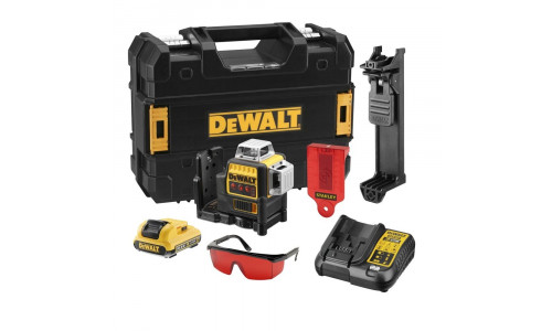 Самовыравнивающийся линейный КРАСНЫЙ лазерный уровень DeWALT DCE089D1R