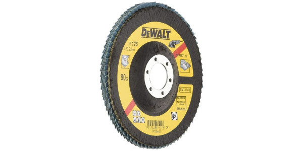 Лепестковый круг 125 x 22.2 мм/ зерно 80 DeWALT EXTREME DT3267