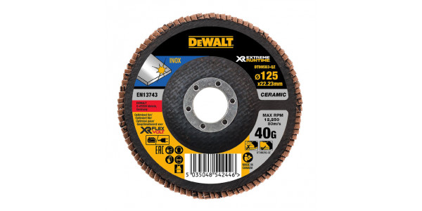 Лепестковый круг 125 х 22.2/ зерно 40 DeWALT DT99583-QZ