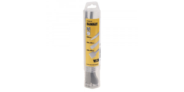 Набор зубил DeWALT DT60330, SDS-Plus, 3 шт., (1 пика, 2 плоских)