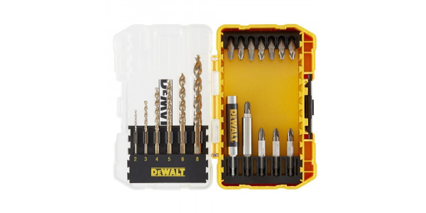 Набор сверл и бит (19 шт.) Extreme DeWALT DT70711