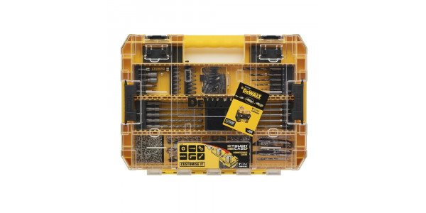 Набор ToughCase+ (85 шт.) DeWALT DT70762 с органайзером TSTAK