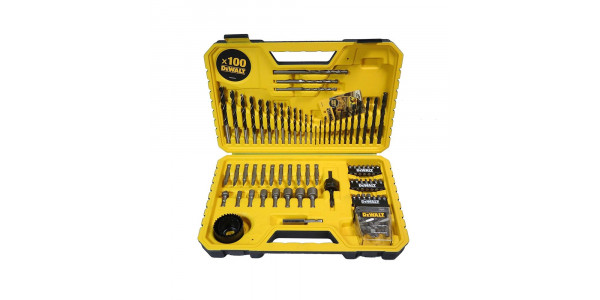 Набор сверл и насадок DeWALT DT71563, 100 предметов в пластиковом кейсе