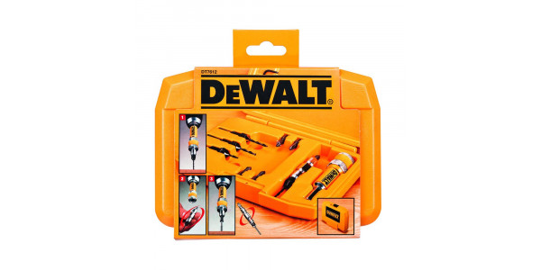 Набор пилотных сверл с зенкерами DeWALT DT7612, Flip&Drive 12 предметов