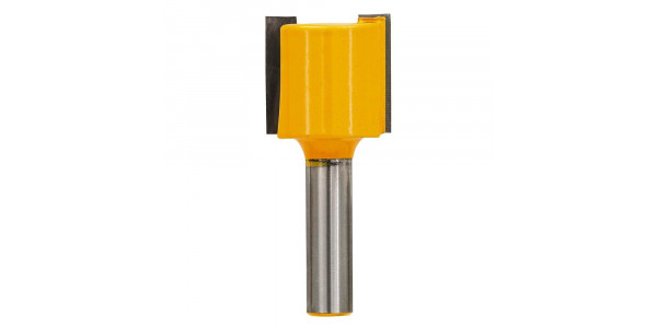 Фреза пазовая DeWALT DT90011 Z2 HM 8мм, d22мм, рабочая длина 20/общая длина 52 мм