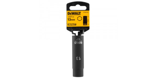 Ударная накидная головка DeWALT DT7547, длинная 13MM 1/2